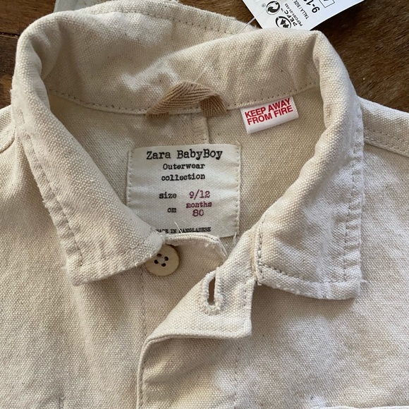 Zara | Baby Boy Cotton Canvas Jacket - Picture 5 of 13